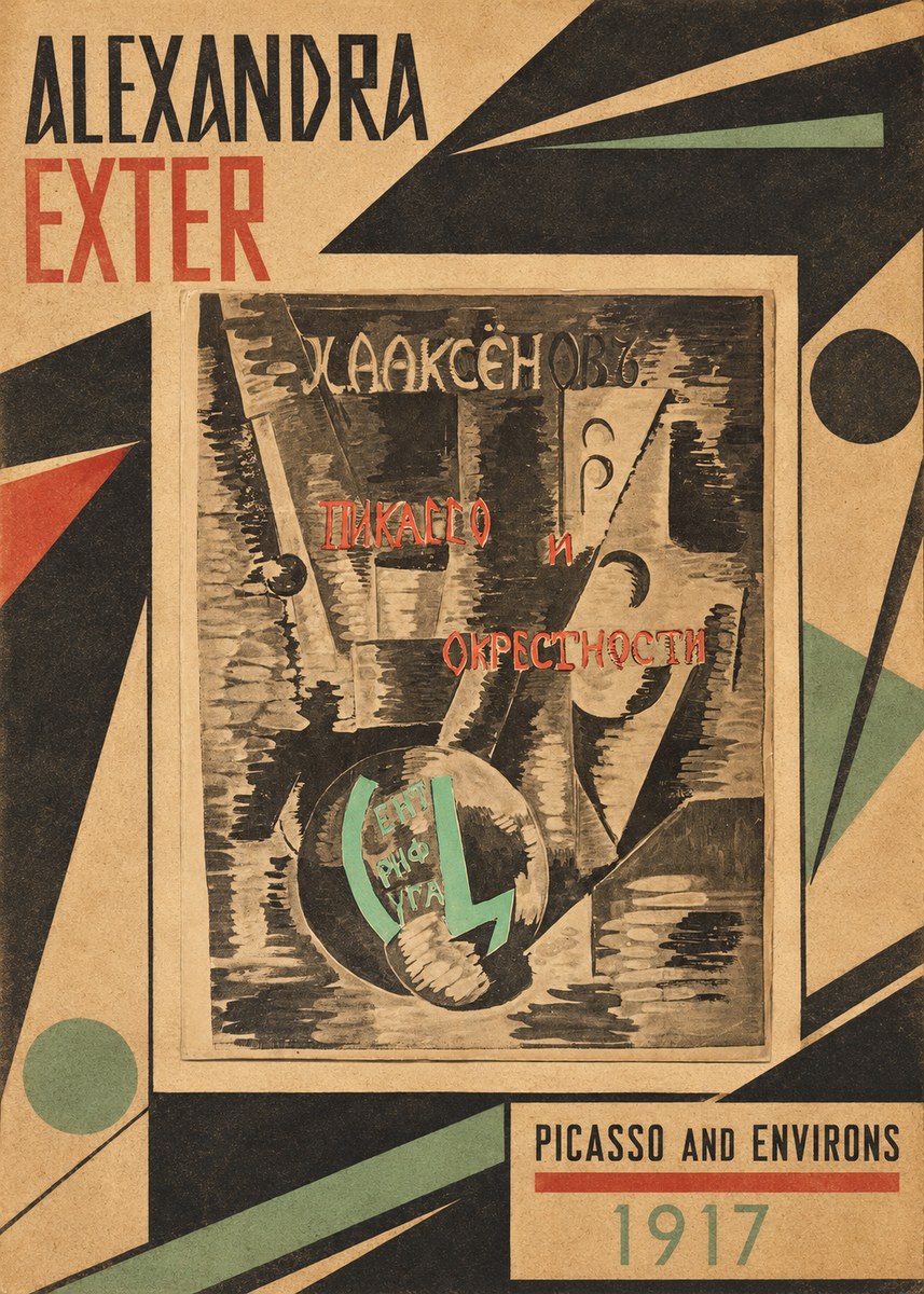 Alexandra Exter Picasso and Environs No1 - Plakát