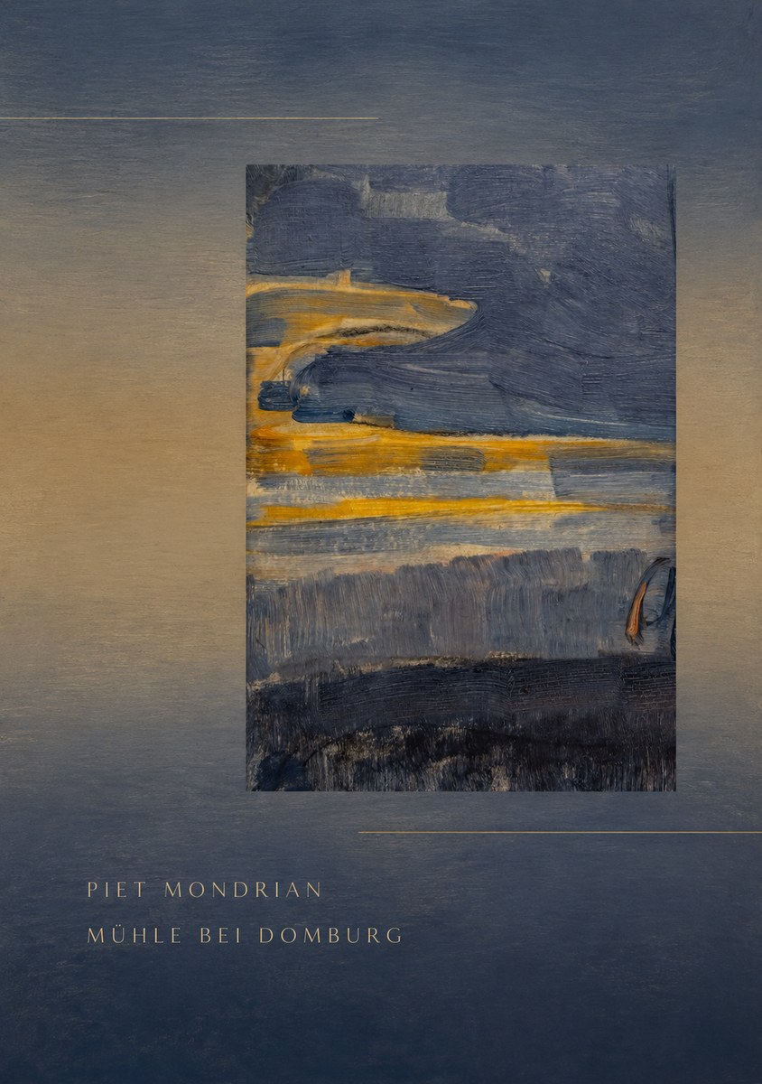 Piet Mondrian Mühle Bei Domburg No6 - Plakát