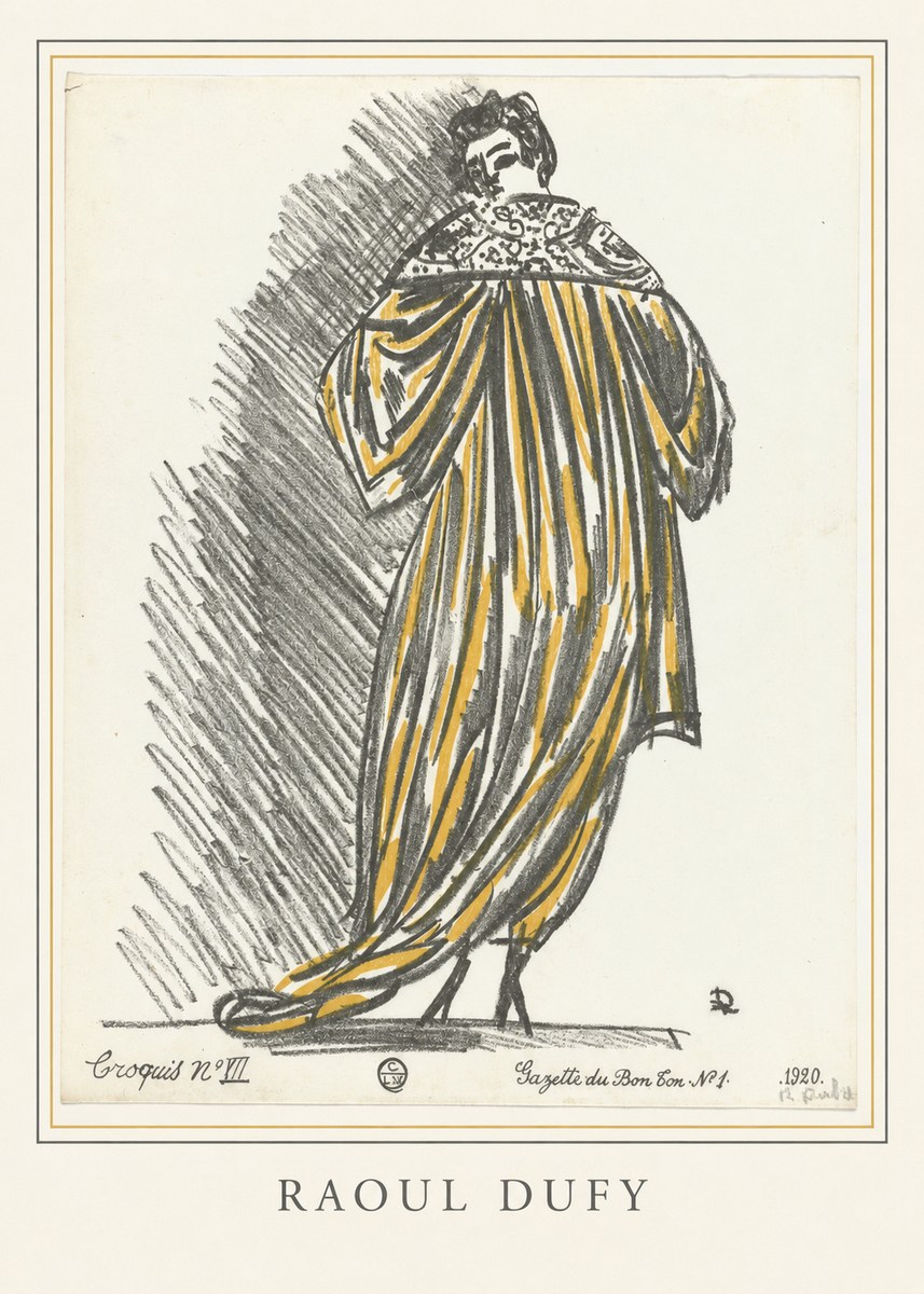 Raoul Dufy Croquis N°vii No5 - Plakát