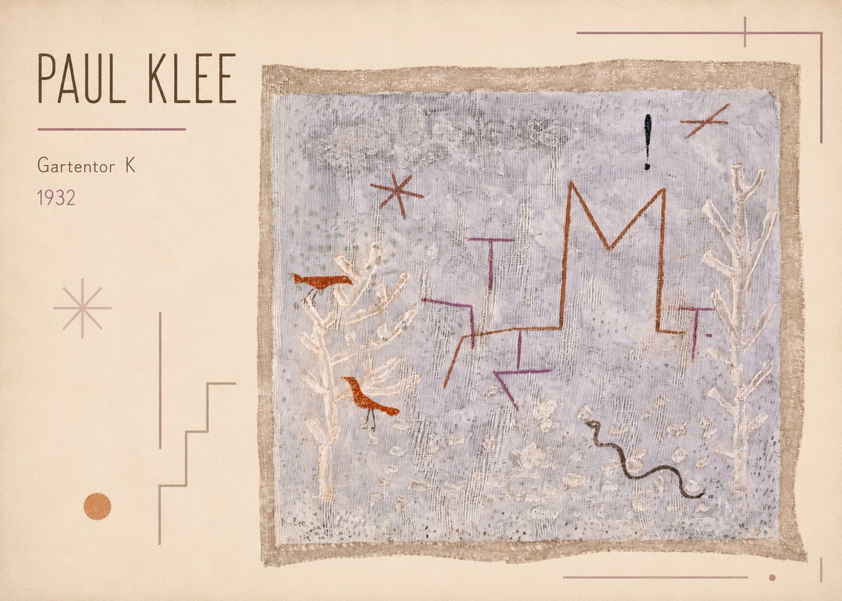 Paul Klee Gartentor K No1 - Plakát