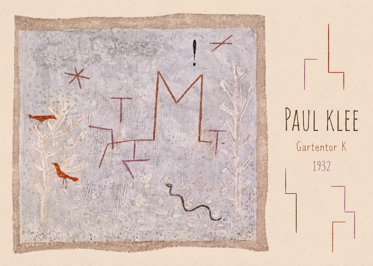 Paul Klee Gartentor K No3 - Plakát
