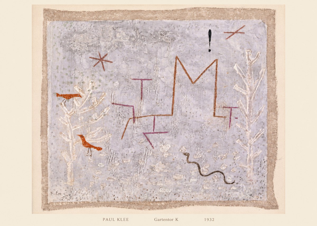 Paul Klee Gartentor K No5 - Plakát