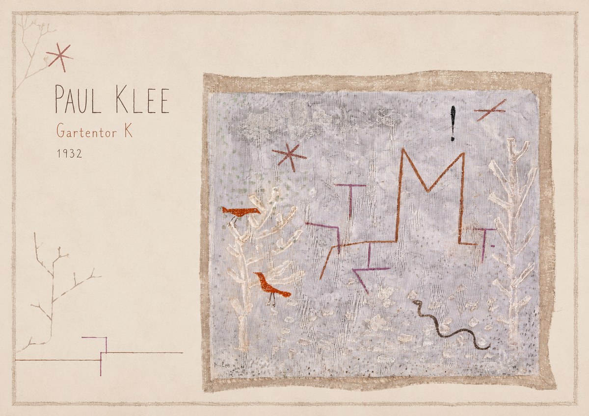 Paul Klee Gartentor K No6 - Plakát