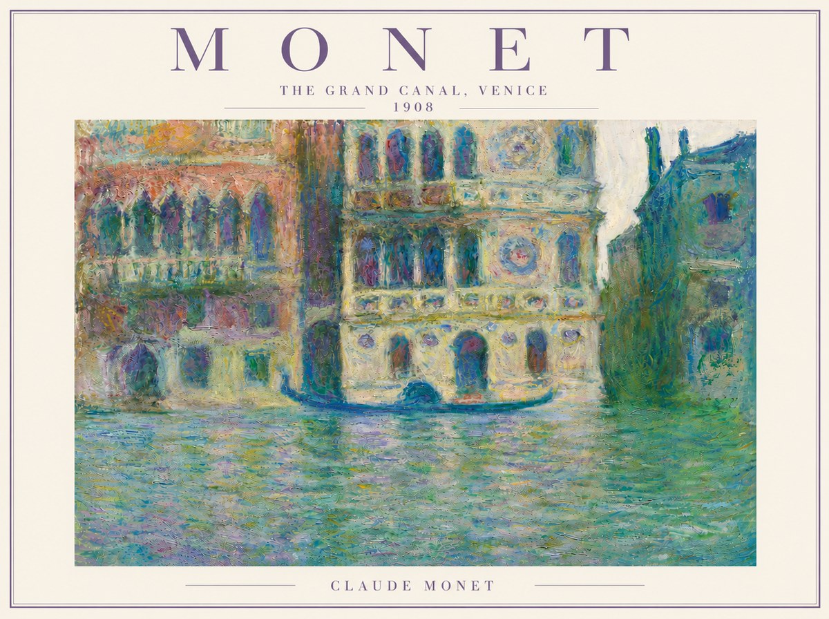 Monet The Grand Canal, Venice No5 - Plakát