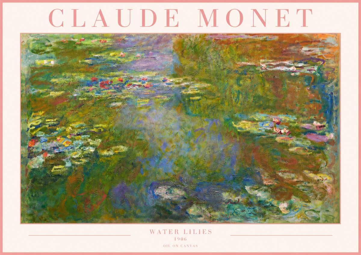 Monet Water Lilies III No3 - Plakát