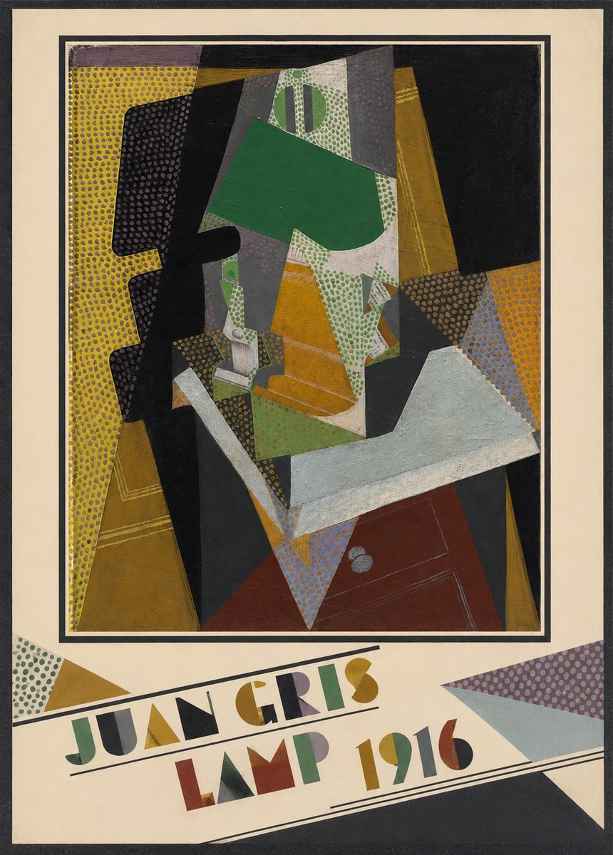 Juan Gris Lamp No3 - Plakát