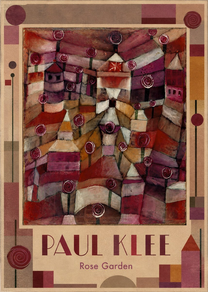 Paul Klee Rose Garden No1 - Plakát