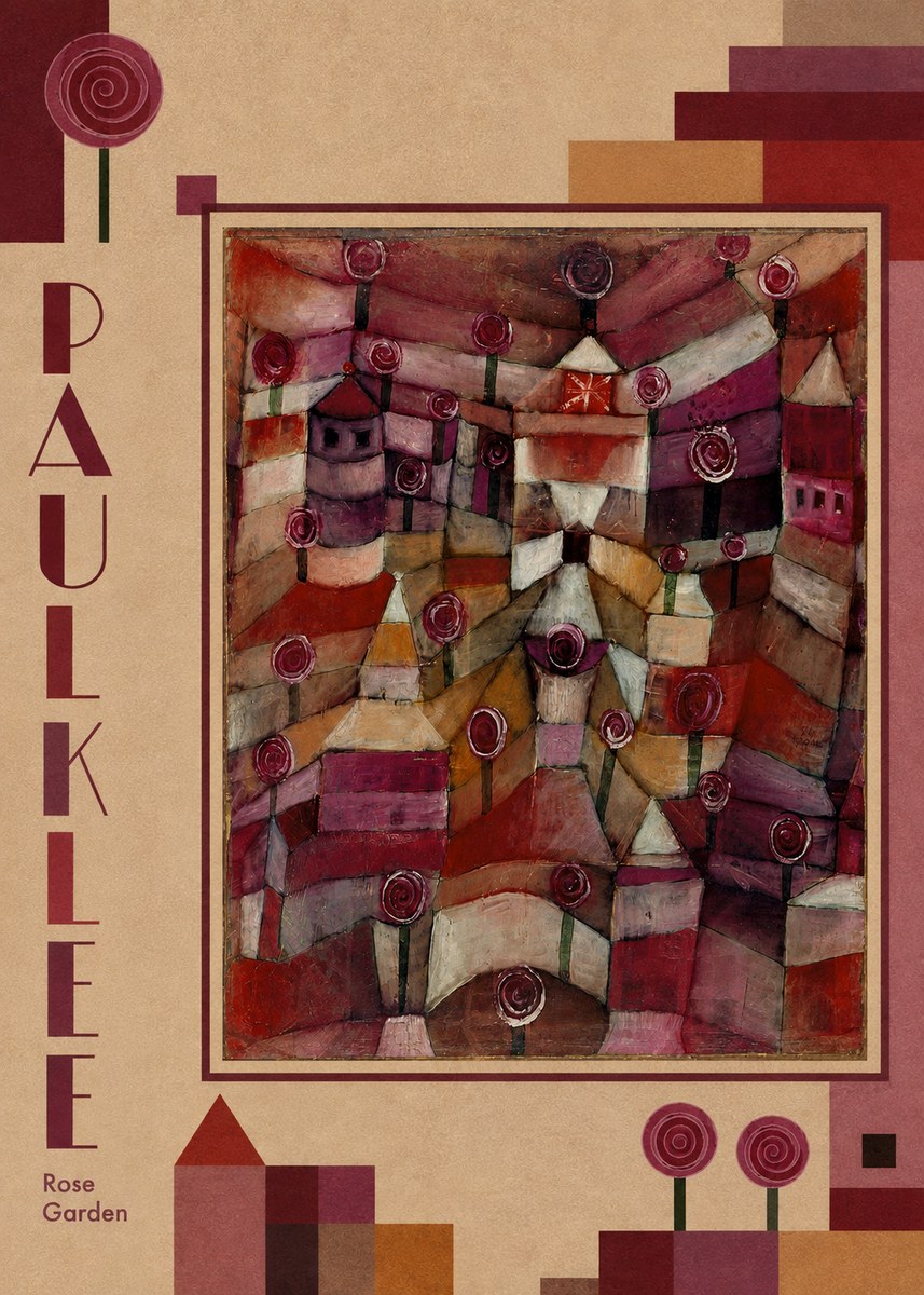 Paul Klee Rose Garden No2 - Plakát