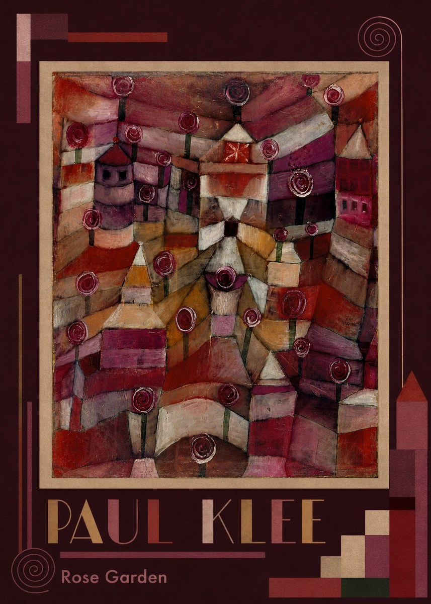 Paul Klee Rose Garden No5 - Plakát