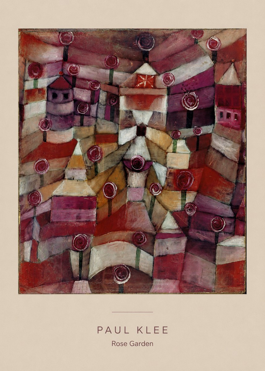 Paul Klee Rose Garden No6 - Plakát