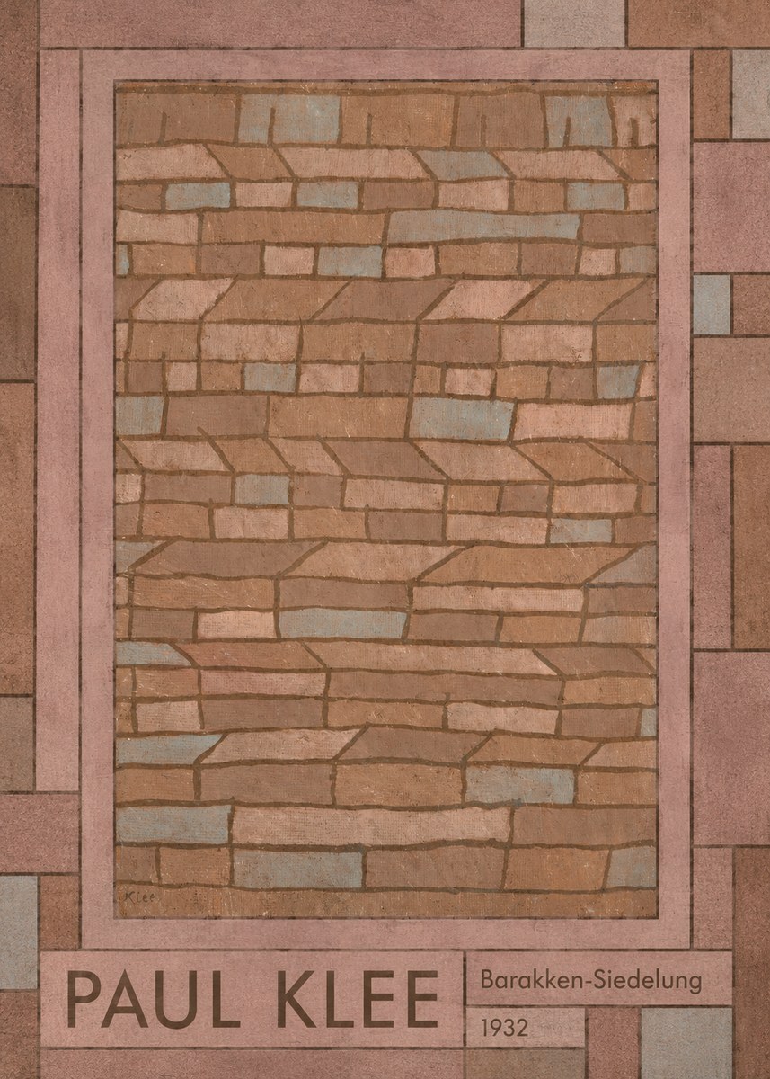 Paul Klee Barakken-siedelung No1 - Plakát