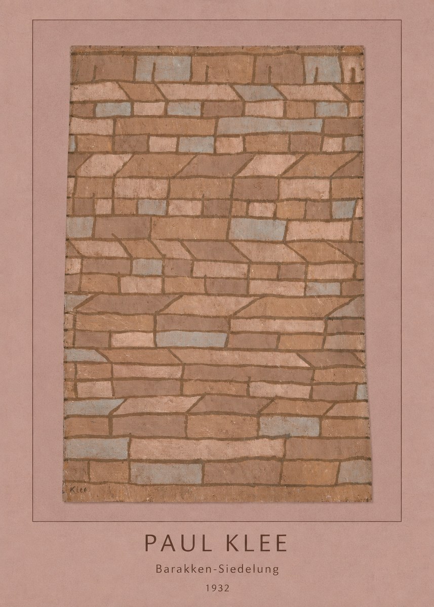 Paul Klee Barakken-siedelung No4 - Plakát