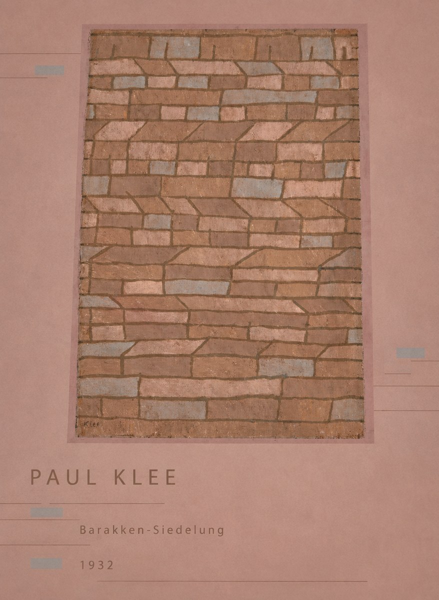 Paul Klee Barakken-siedelung No6 - Plakát