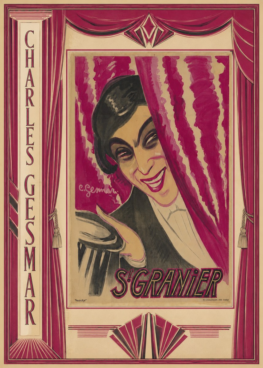 Charles Gesmar S! Granier I No4 - Plakát