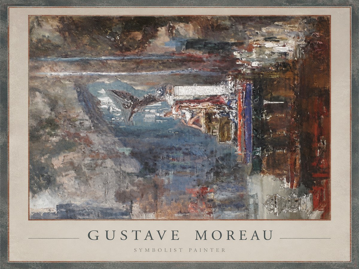 Gustave Moreau Visionary Composition No1 - Plakát