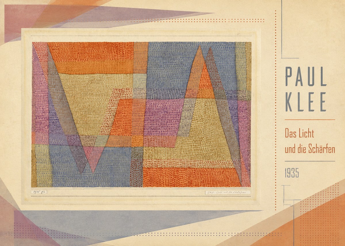 Paul Klee Das Licht Und Die Schärfen No3 - Plakát
