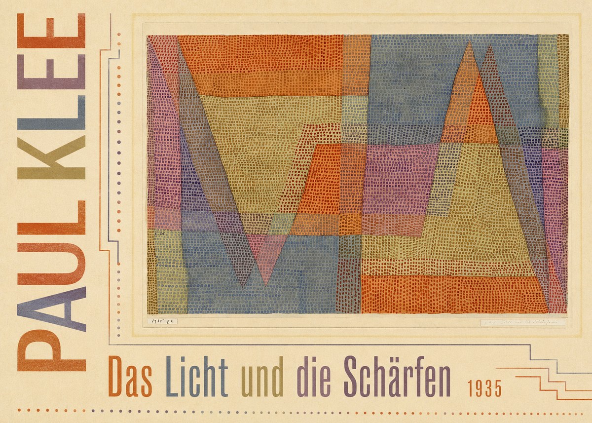 Paul Klee Das Licht Und Die Schärfen No5 - Plakát