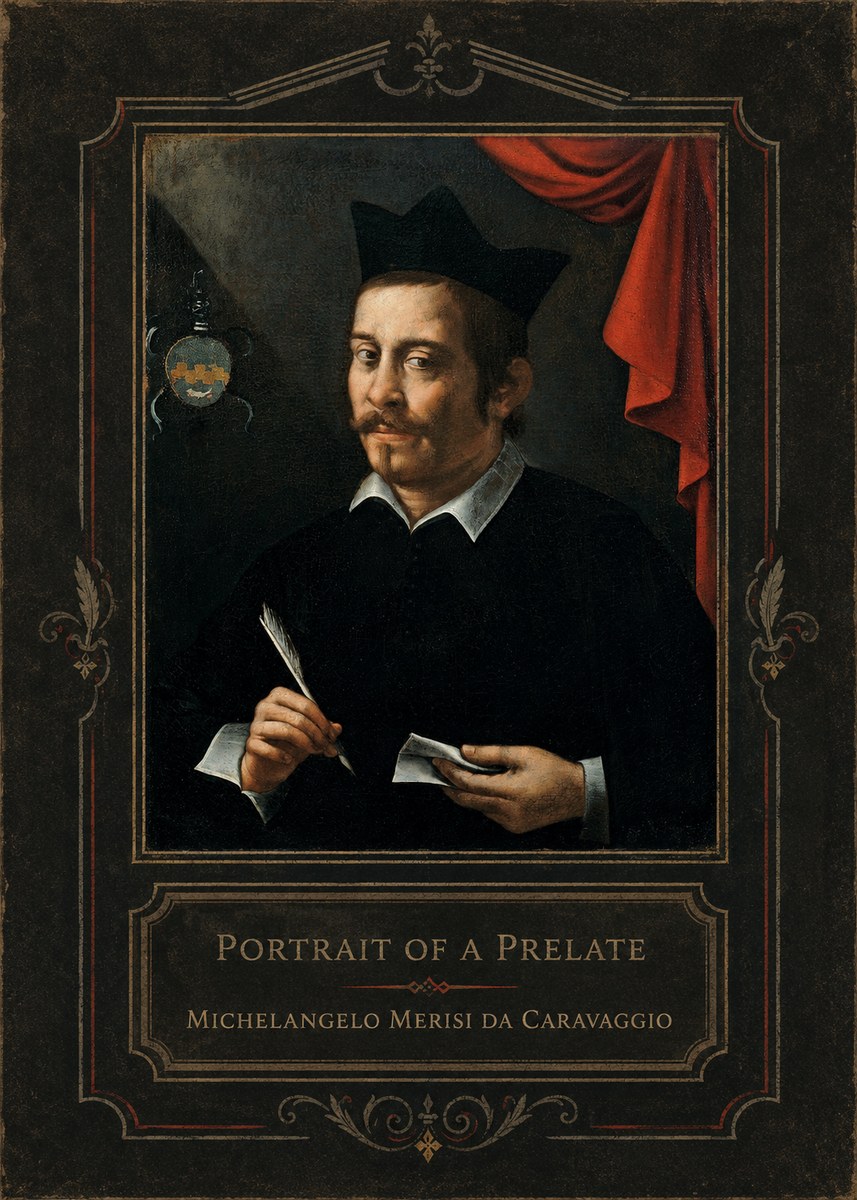 Michelangelo Merisi da Caravaggio Portrait of a Prelate No3 - Plakát
