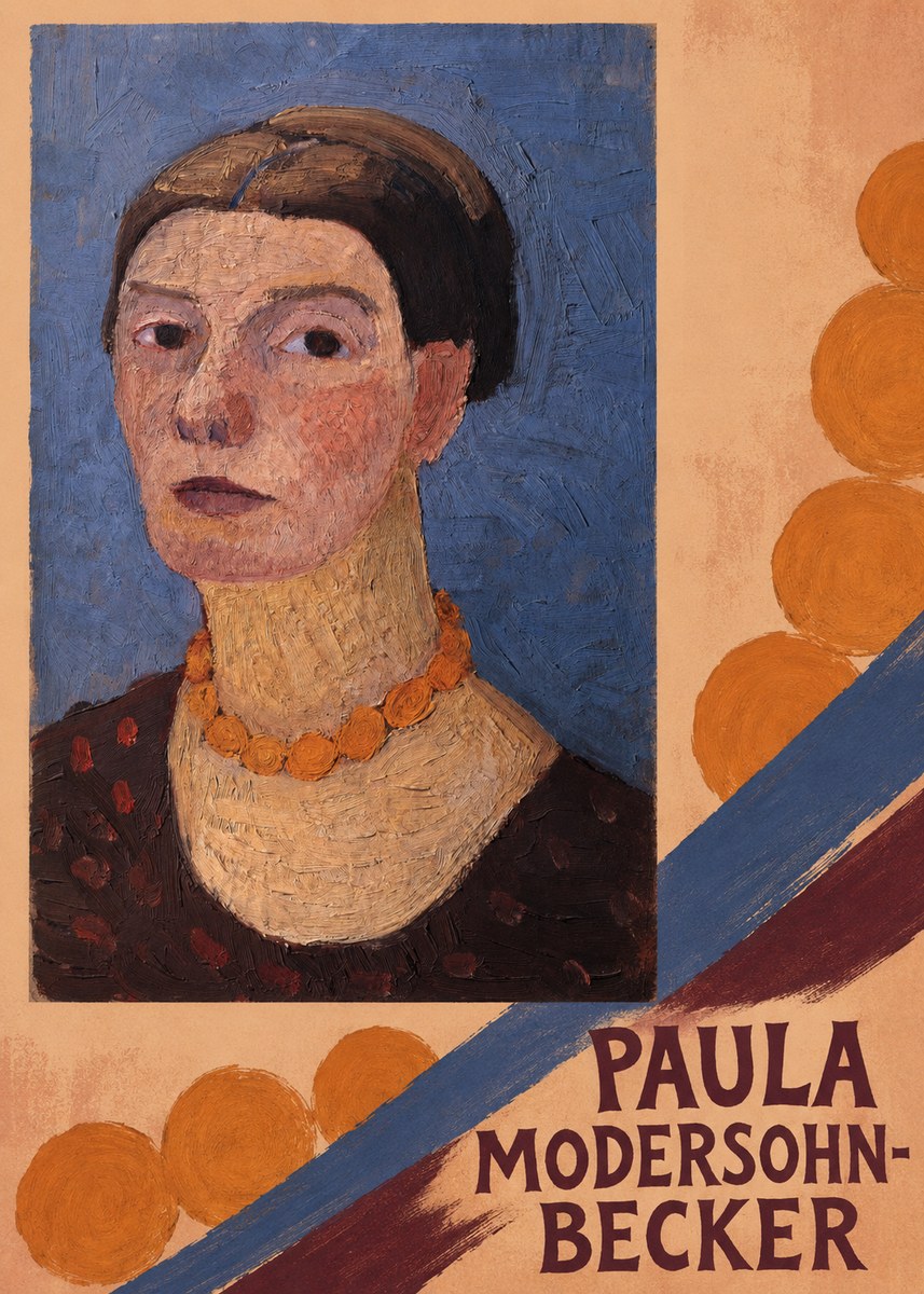 Paula Modersohn-Becker Self-portrait No6 - Plakát