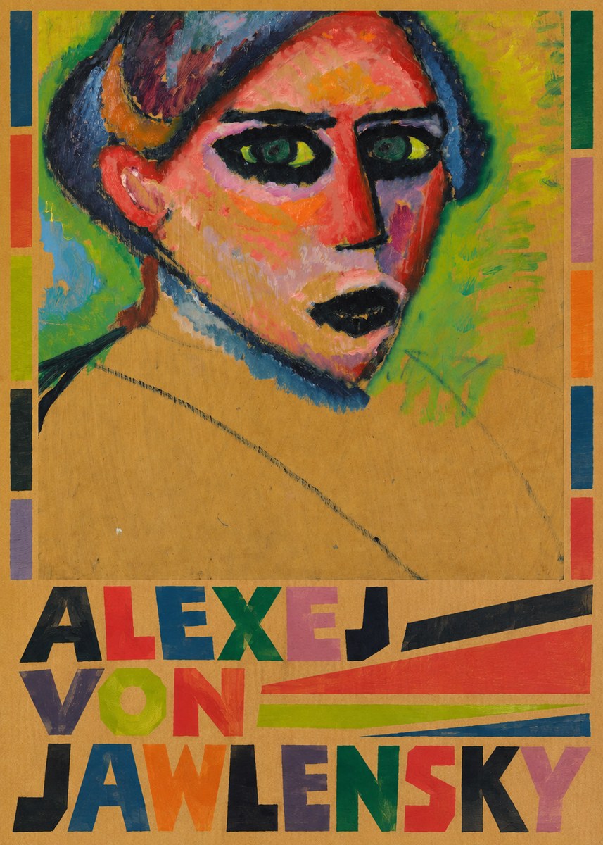 Alexej von Jawlensky Expressionist Head No4 - Plakát