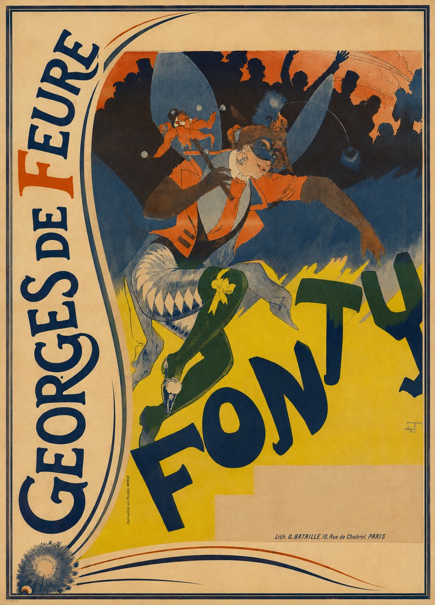Georges de Feure Gonty No4 - Plakát