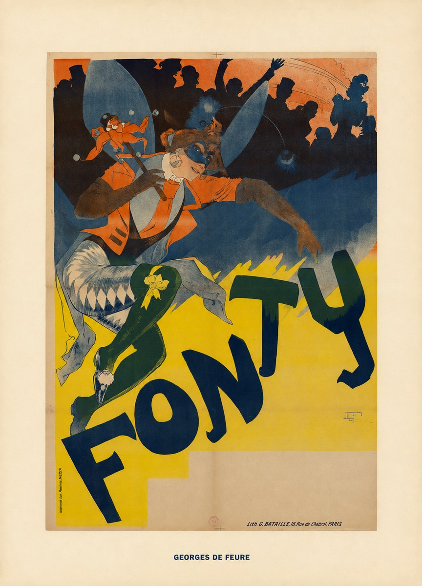 Georges de Feure Gonty No6 - Plakát