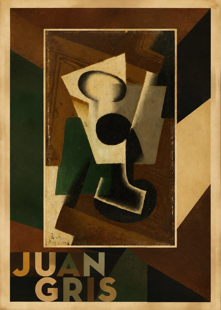 Juan Gris The Open Window No2 - Plakát