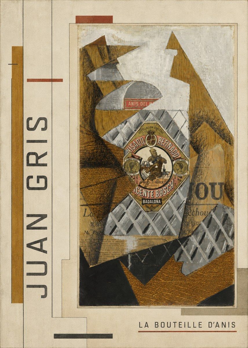 Juan Gris La Bouteille D'anis No2 - Plakát