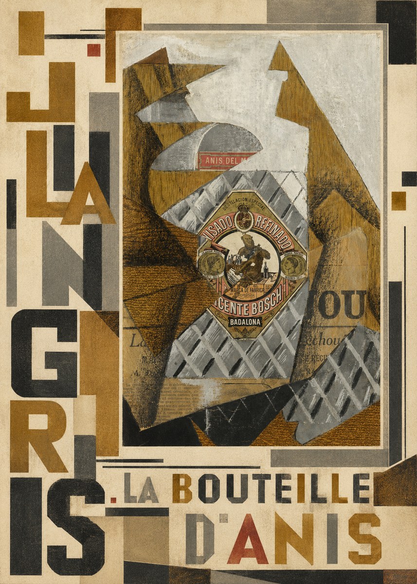 Juan Gris La Bouteille D'anis No3 - Plakát
