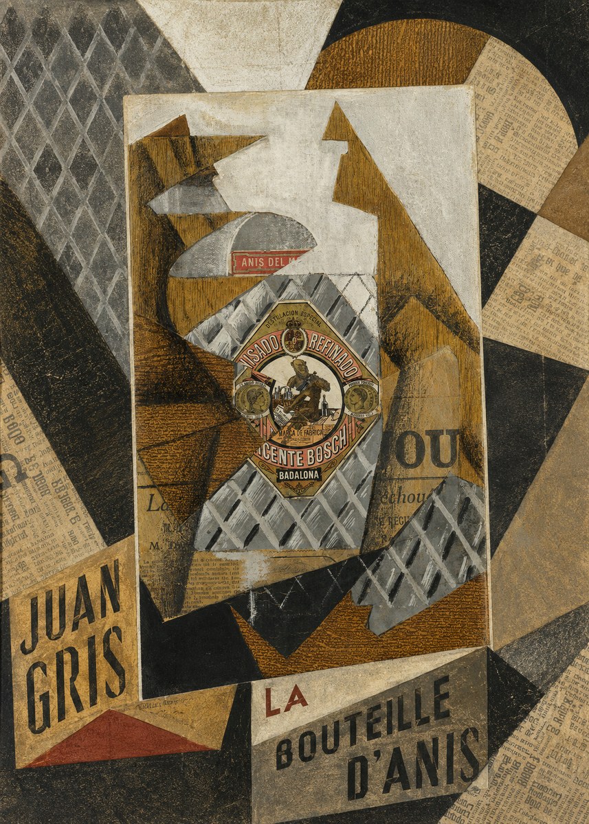 Juan Gris La Bouteille D'anis No5 - Plakát