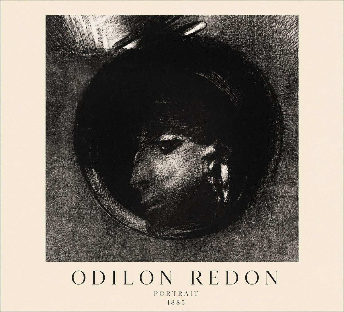 Odilon Redon Portrait No1 - Plakát