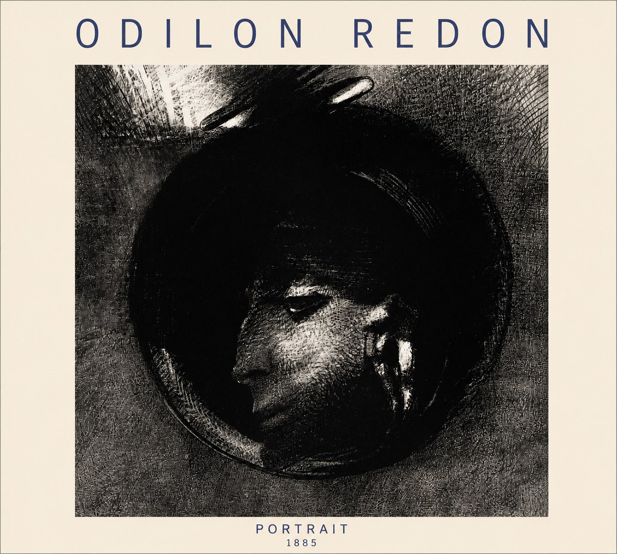 Odilon Redon Portrait No4 - Plakát