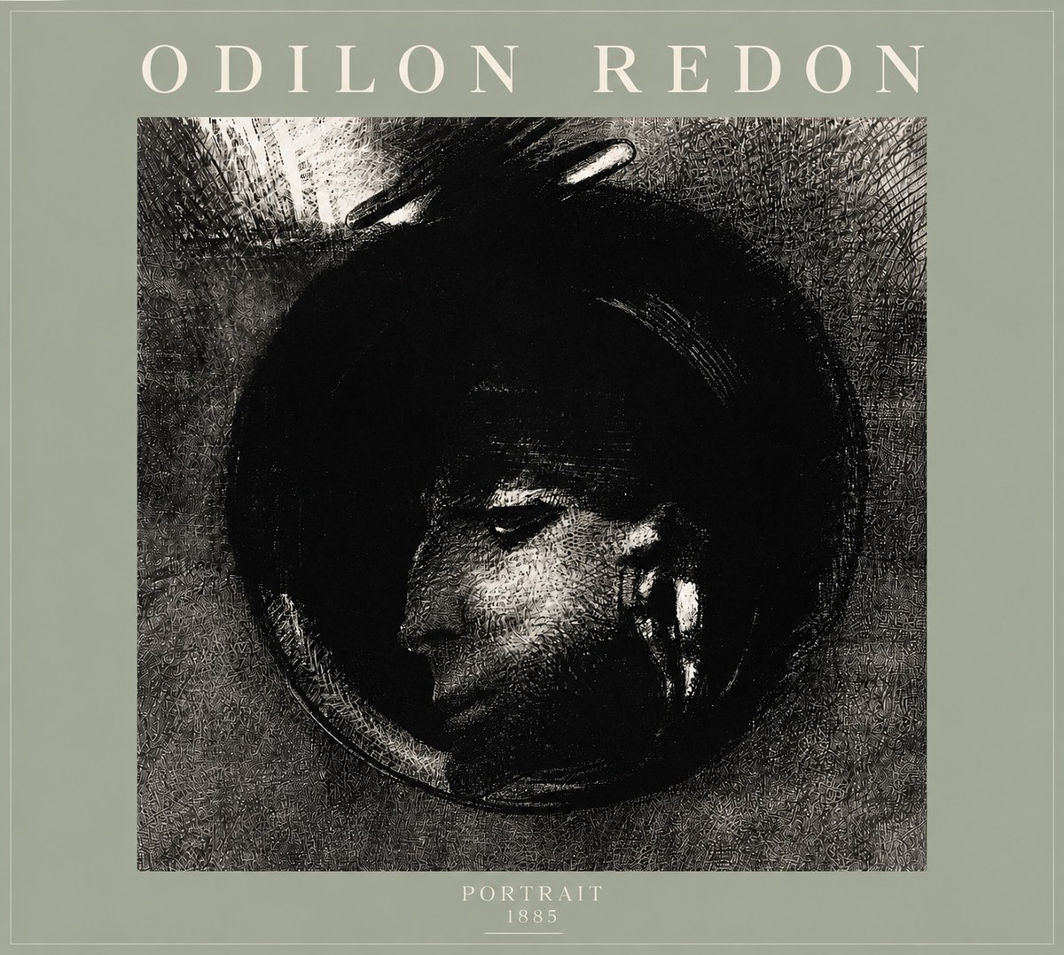 Odilon Redon Portrait No5 - Plakát