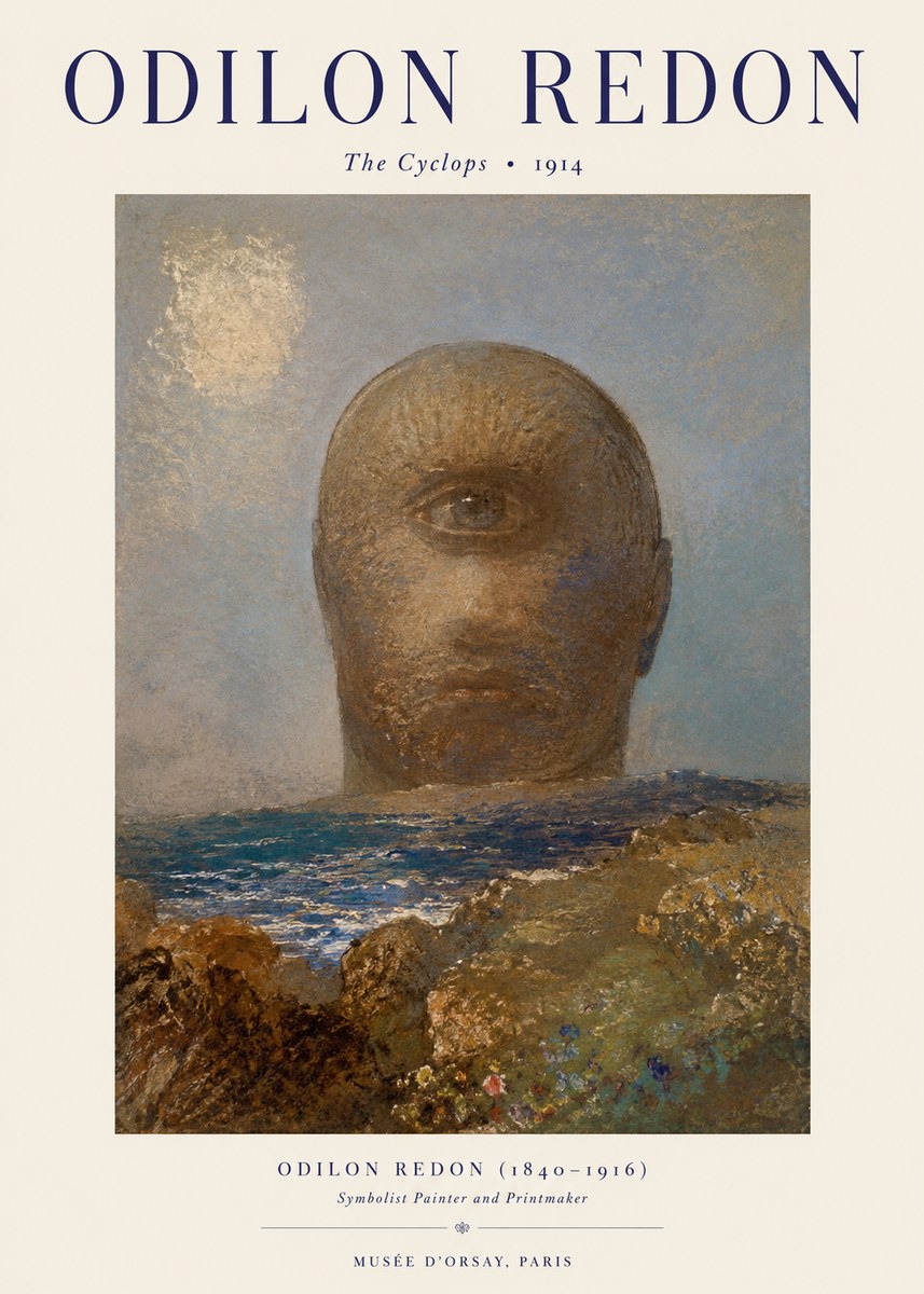 Odilon Redon The Cyclops I No1 - Plakát
