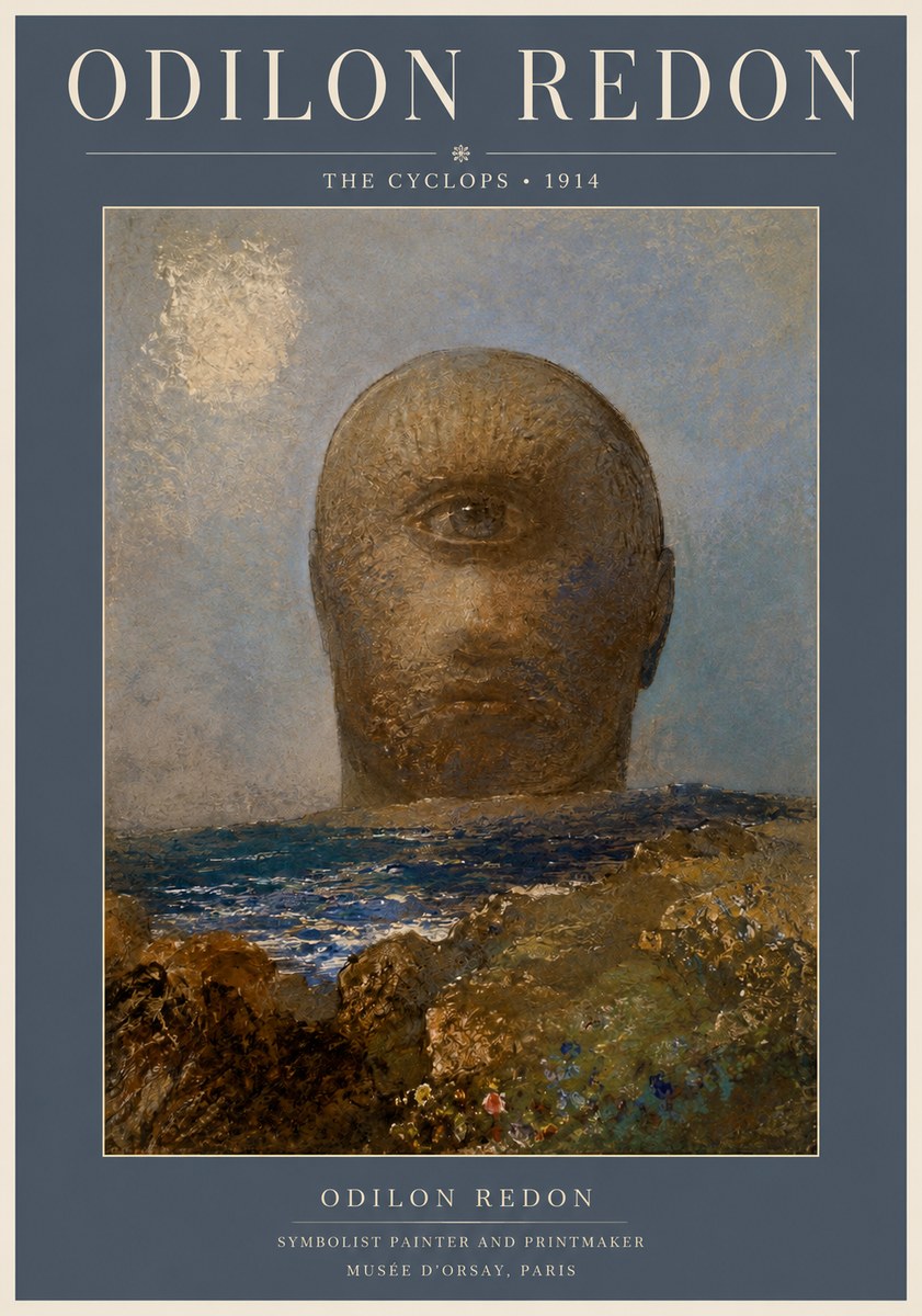 Odilon Redon The Cyclops I No2 - Plakát