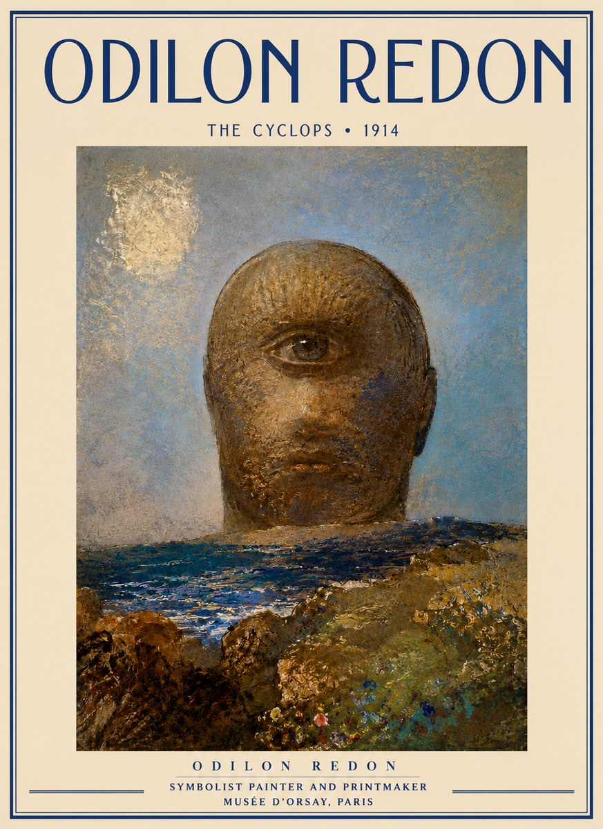 Odilon Redon The Cyclops I No3 - Plakát