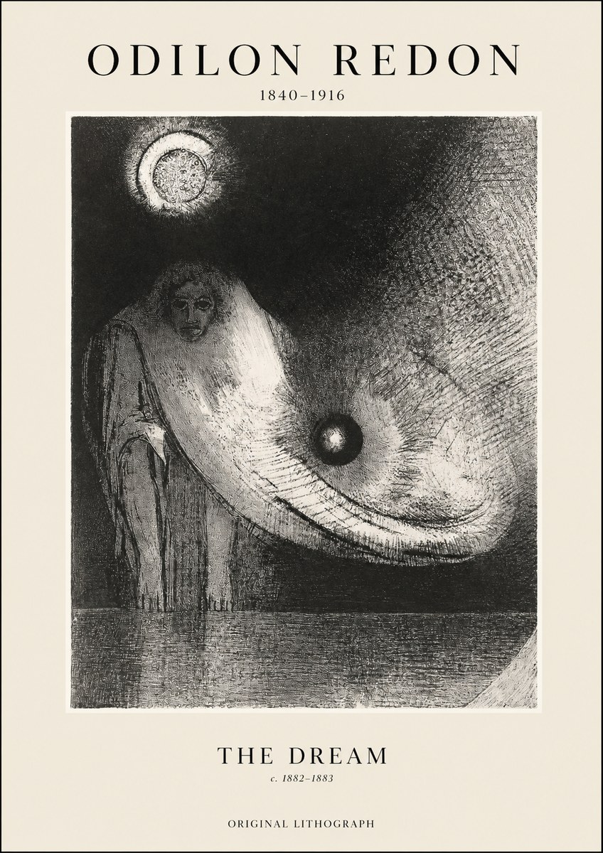 Odilon Redon The Dream No1 - Plakát