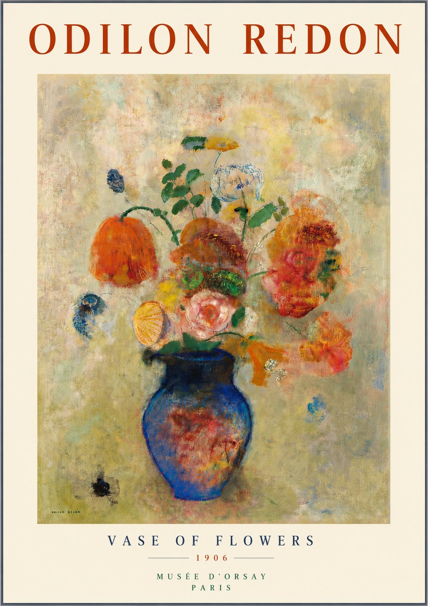 Odilon Redon Vase of Flowers No5 - Plakát