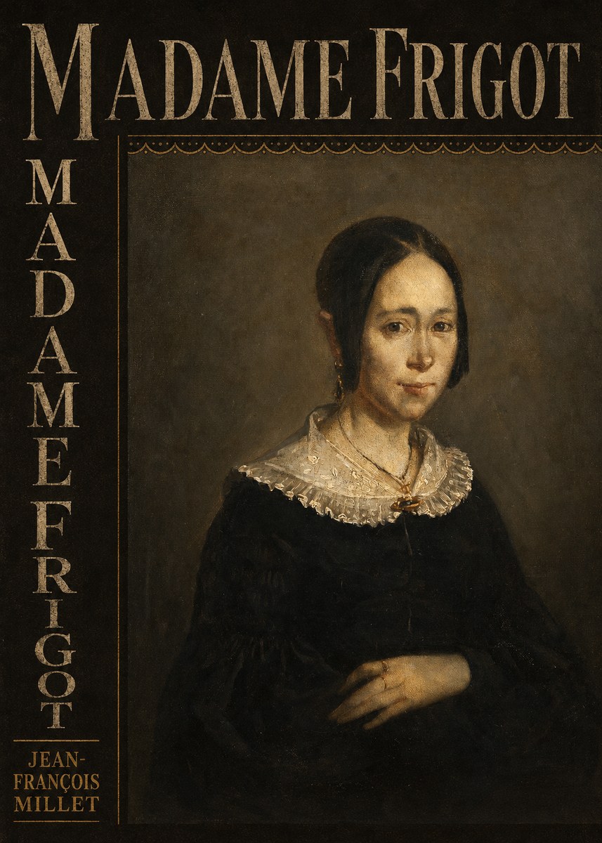 Jean-François Millet Madame Frigot No5 - Plakát