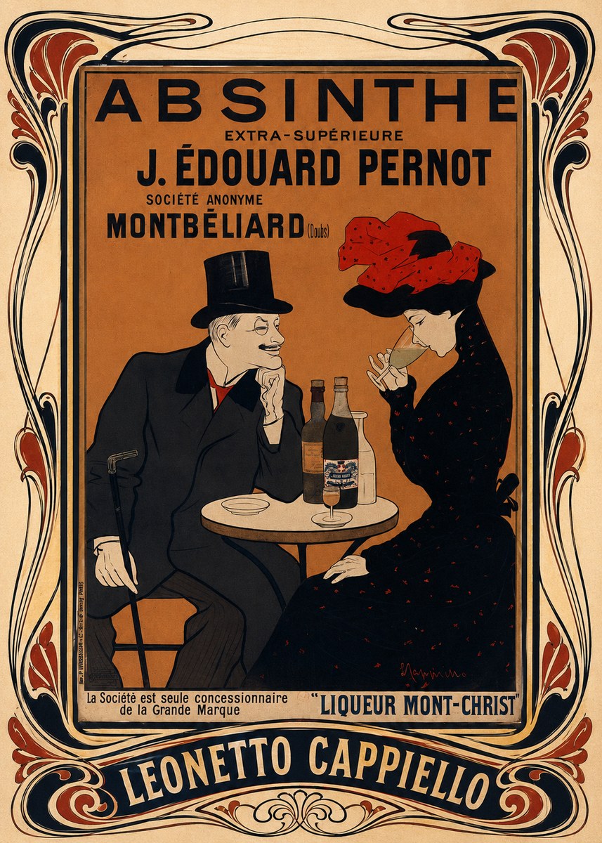 Leonetto Cappiello Absinthe J. Édouard Pernot No5 - Plakát