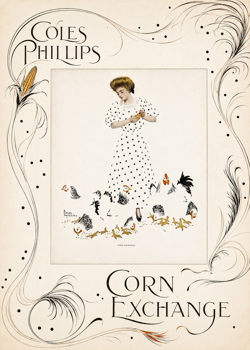 Coles Phillips Corn Exchange No2 - Plakát