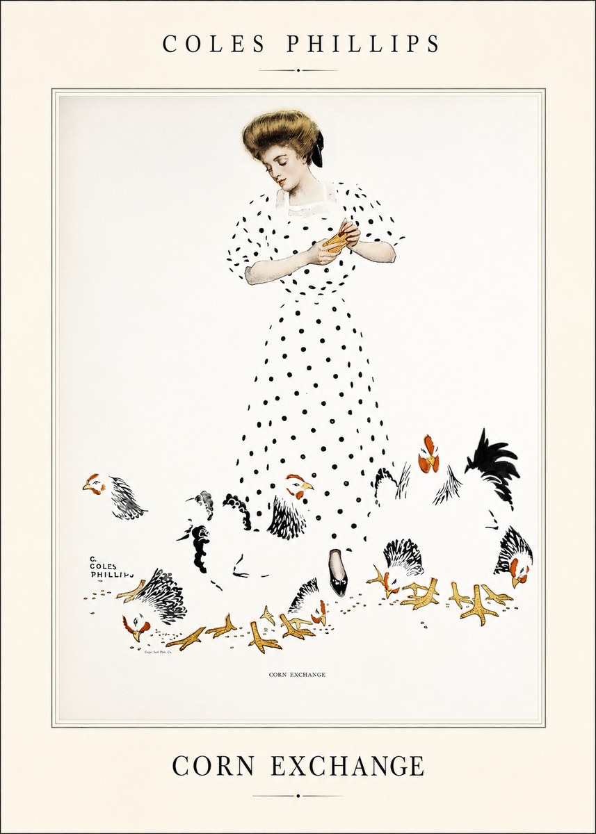 Coles Phillips Corn Exchange No4 - Plakát