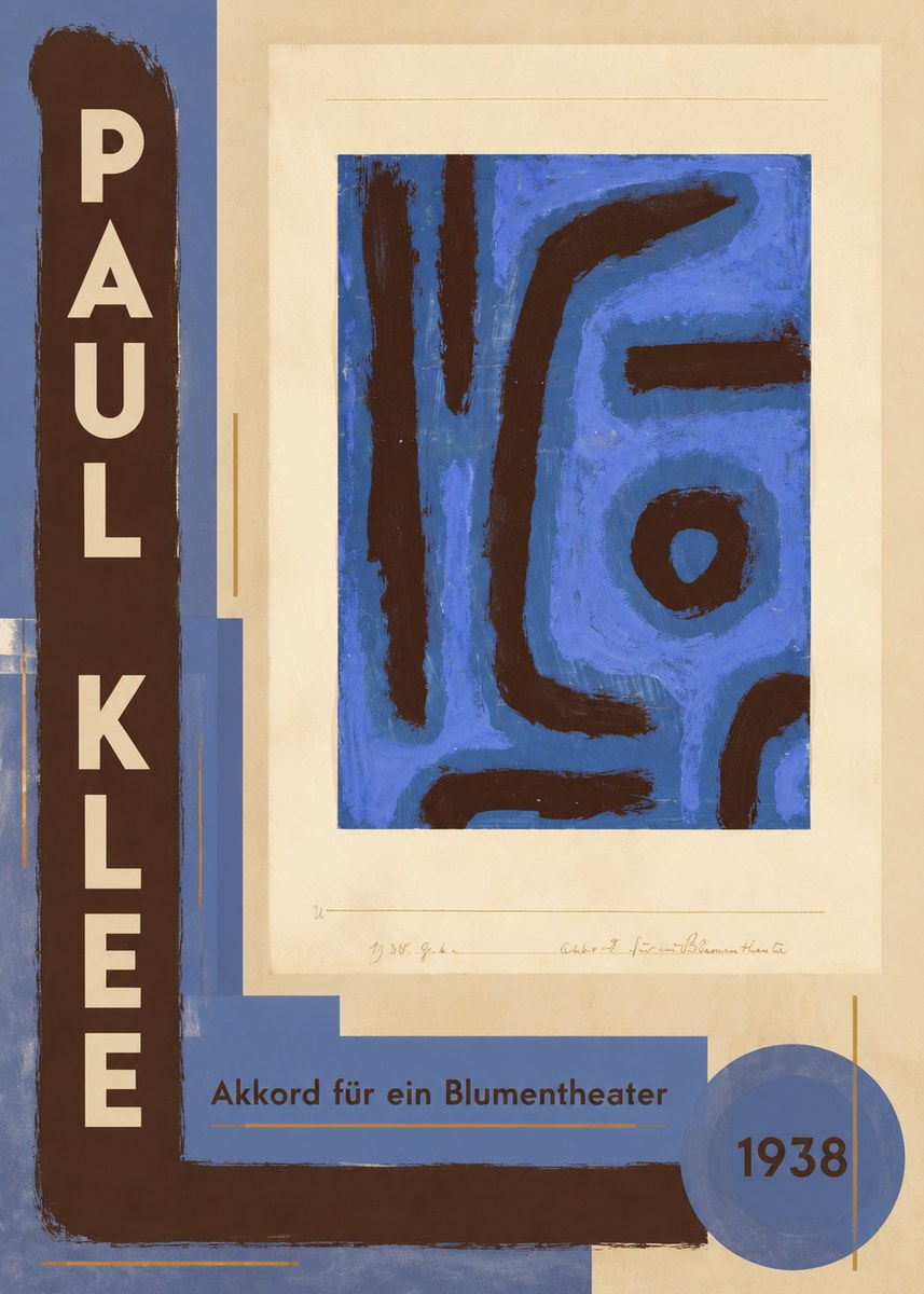 Paul Klee Akkord Für Ein Blumentheater No5 - Plakát