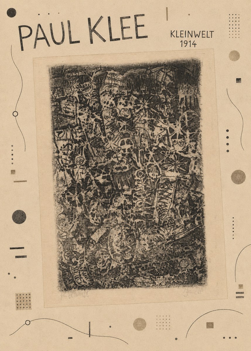 Paul Klee Kleinwelt No2 - Plakát