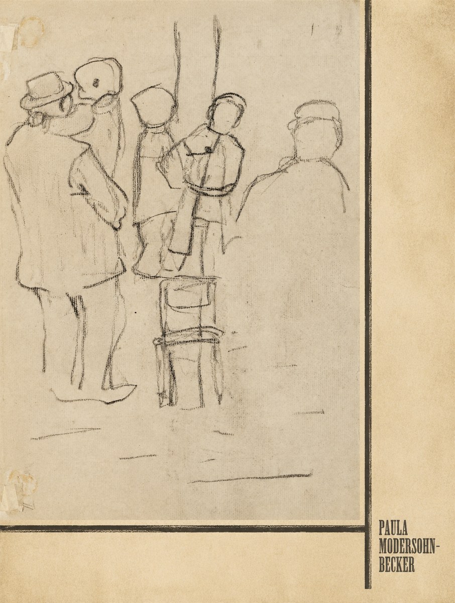 Paula Modersohn-Becker Studies of Figures No4 - Plakát