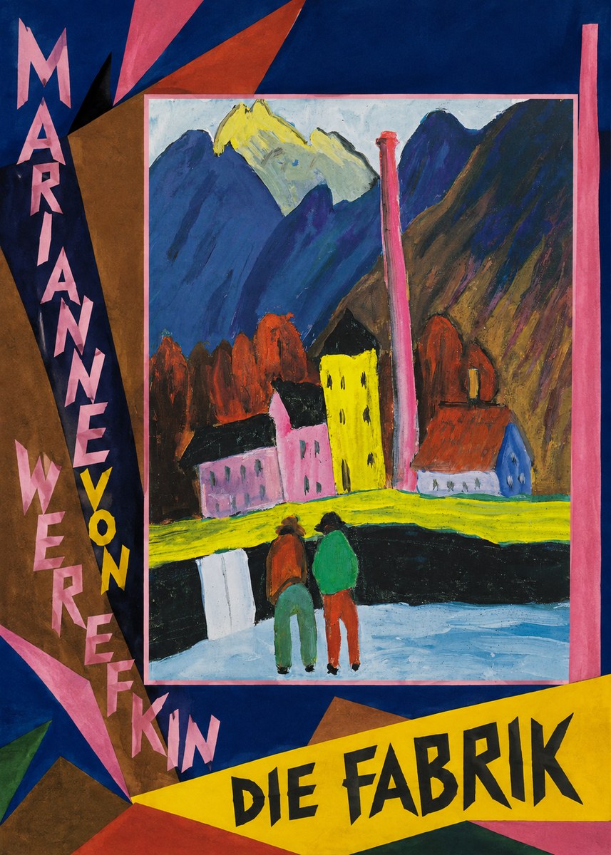 Marianne von Werefkin Die Fabrik No4 - Plakát