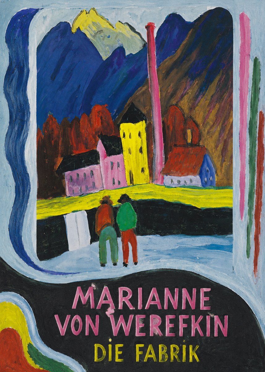 Marianne von Werefkin Die Fabrik No5 - Plakát