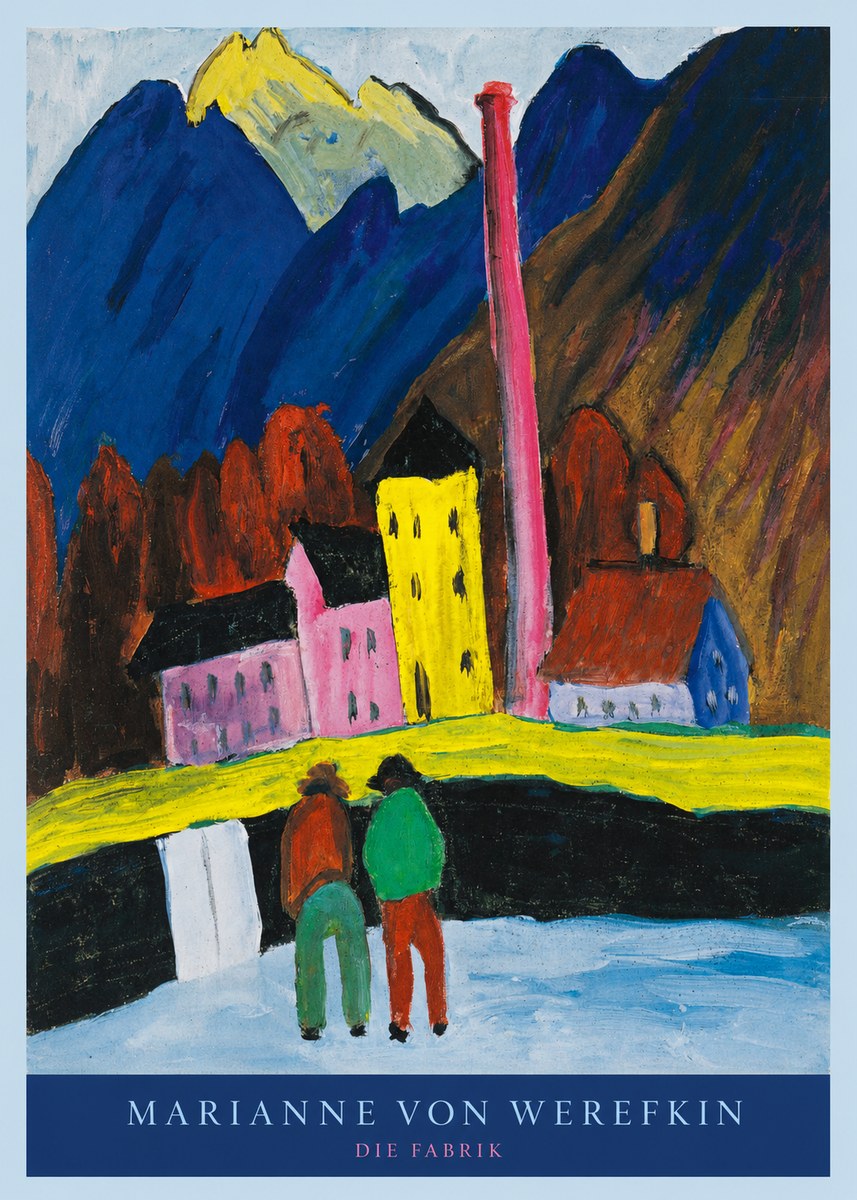 Marianne von Werefkin Die Fabrik No6 - Plakát
