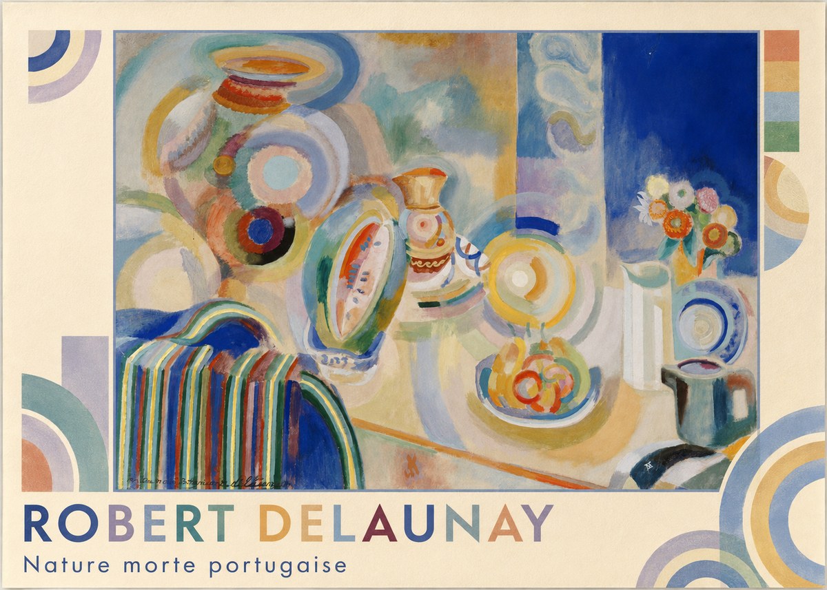 Robert Delaunay Nature Morte Portugaise No1 - Plakát