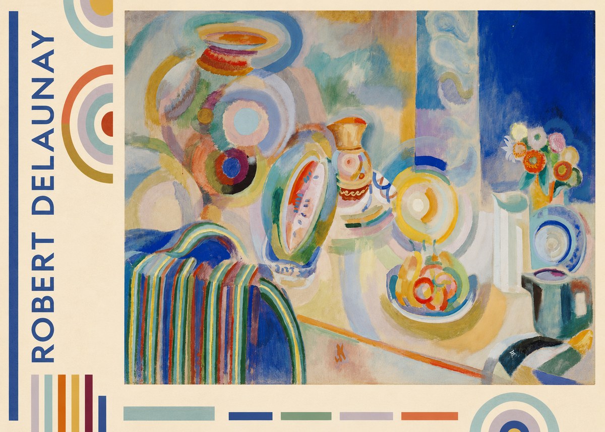 Robert Delaunay Nature Morte Portugaise No2 - Plakát
